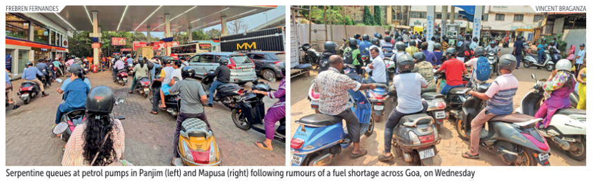 RUMOURS FUEL FRENZY AT PETROL STATIONS IN GOA 1 Screenshot 2026 03 26 074915