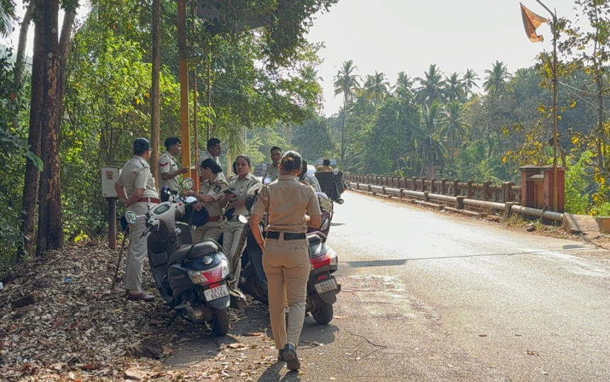 Heavy Police Deployment at Mirabag to Block Protest March Towards Panjim 1 Screenshot 2026 03 30 093951