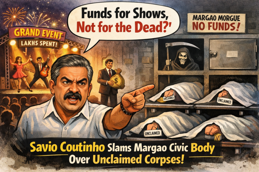 Funds for Shows, Not for the Dead?’: Savio Coutinho Slams Margao Civic Body Over Unclaimed Corpses 1 20260401 1542 Image Generation simple compose 01kn48eej1ea5ryec6z6c94gk1
