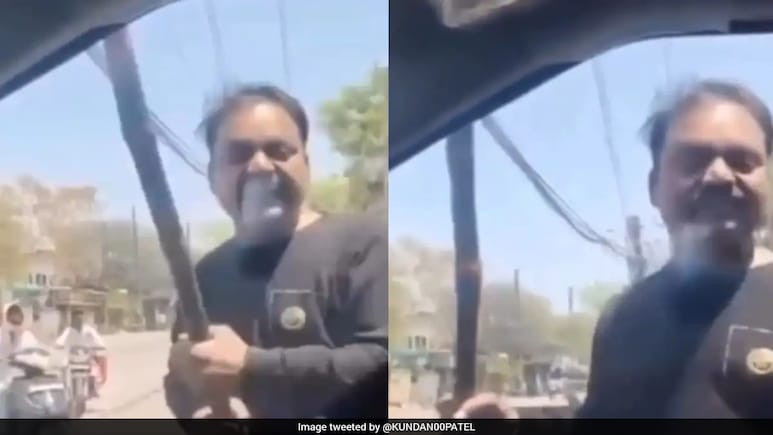 Indore road rage man threatens family with stick after minor car collision 1 7mpbdtv8 indore road