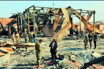 A US military base in Iraq hot by Iran