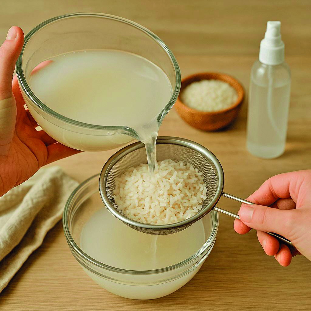 The new rules of skin and hair care 4 Rice water