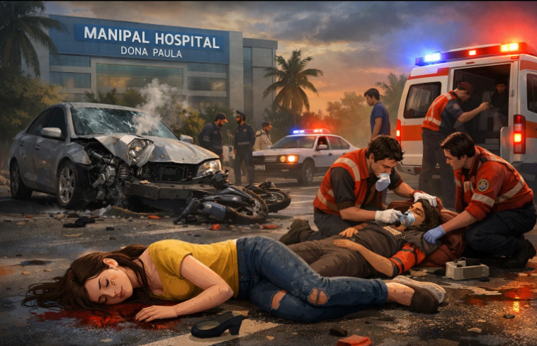 23-Year-Old Woman Killed in Accident Near Manipal Hospital Dona Paula, Another Critical 1 Screenshot 2026 04 06 102525