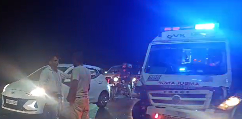 Ambulance Carrying Newborns Collides with Car at Verna Bypass, All Safe 1 Screenshot 2026 04 10 122231