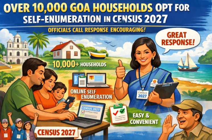 Over 10,000 Goa Households Opt for Self-Enumeration in Census 2027, Officials Call Response Encouraging 1 Screenshot 2026 04 14 141136