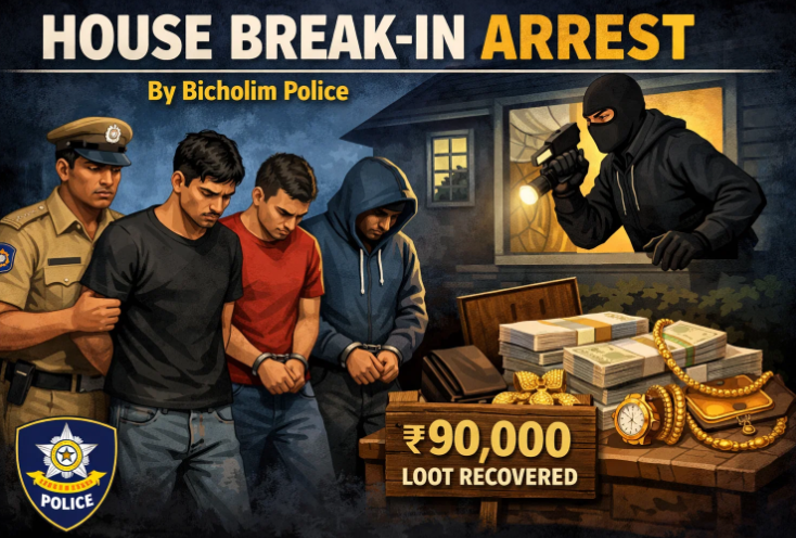 Three Arrested by Bicholim Police for House Break-In at Kharpal, ₹90,000 Loot Recovered 1 Screenshot 2026 04 16 112108
