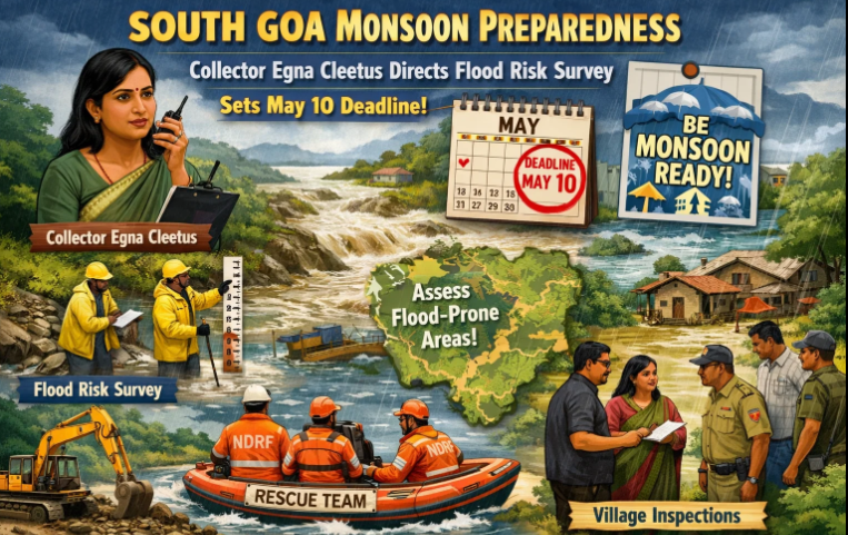 South Goa Monsoon Preparedness: Collector Egna Cleetus Directs Flood Risk Survey, Sets May 10 Deadline 1 Screenshot 2026 04 18 124505