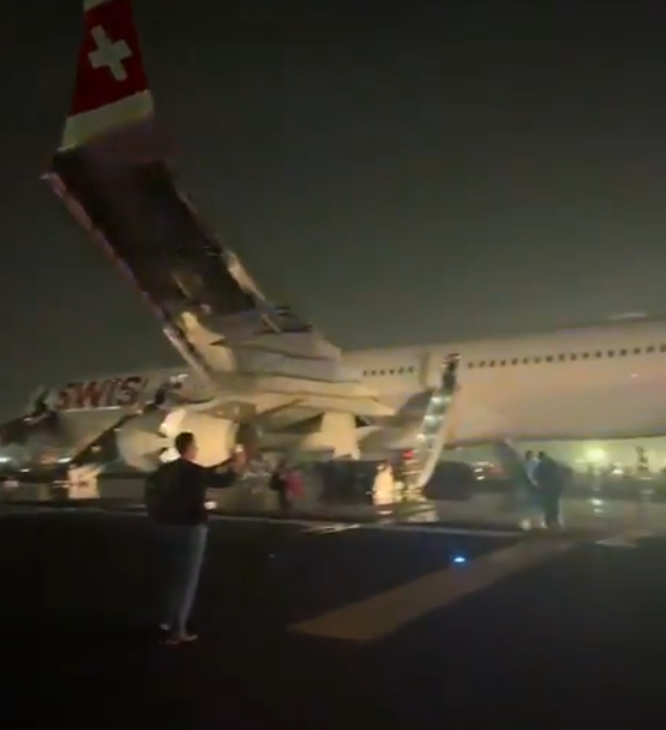 Six Injured as Swiss Flight Aborts Takeoff at Delhi Airport After Engine Failure 1 Screenshot 2026 04 26 120731
