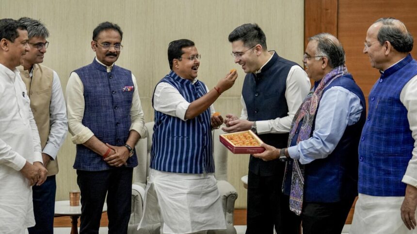 Raghav Chadha, AAP Rebels Officially Shift to BJP as Rajya Sabha Chair Accepts Merger 1 deccanherald 2026 04 25 m47r4gfr file85k2h657vx51iswkyfng