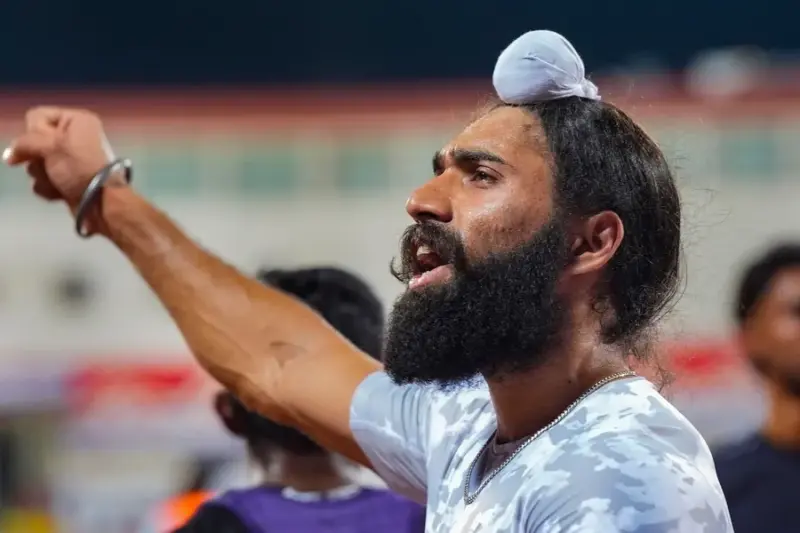 Gurindervir Singh Creates History With Stunning 10.09 Run as Indian Athletics Witnesses Record-Breaking Day 1 4f781ee5ab7a2bf4066dca99ce53a561c8690c62c4c6302ecfe3e0ad256eac32