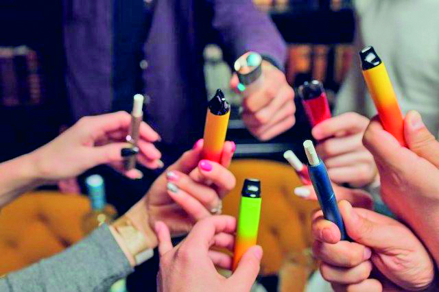 THE E-VAPE ILLUSION: Unmasking and rejecting tobacco in all its forms 3 Extremely addictive nicotine meets dopamine craving young minds