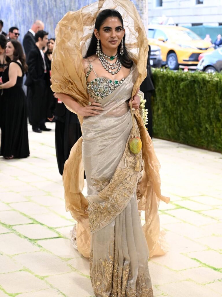 Indian Celebs Shine as Couture Meets Craft at Met Gala 2026 3 Isha M. Ambani at the Met Gala 2026📸 Getty images