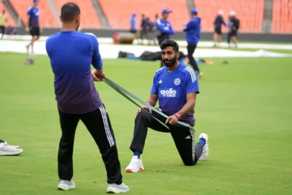Jasprit Bumrah practice India vs West Indies Test 2025