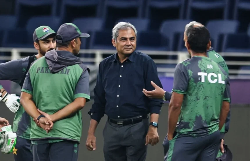 Will Mohsin Naqvi Travel To India? PCB Chief Invited For ICC Meeting In Ahmedabad 1 Mohsin Naqvi with Pakistan team