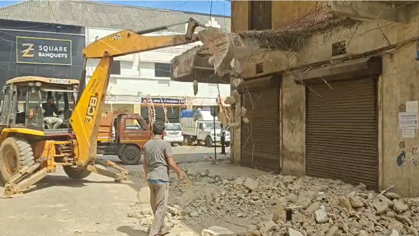 Unsafe Portion of Holy Family Building Demolished in Margao Ahead of Monsoon 1 Screenshot 2026 05 21 121257