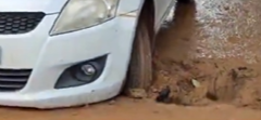 Car Gets Stuck on Dug-Up Road Near Betim Ferry Point During Cable Work 1 Screenshot 2026 05 25 110730