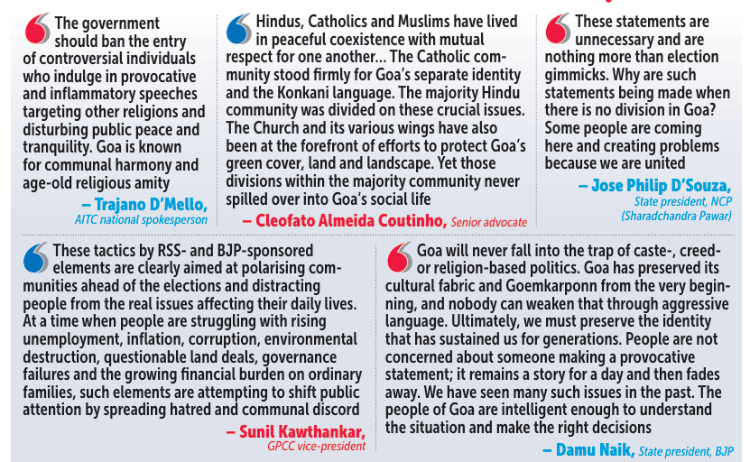 Peddlers of polarisation test Goa’s spirit of coexistence 1 Screenshot 2026 05 26 081246