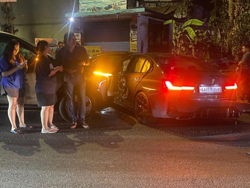 BMW Crash at Dona Paula: Driver Arrested for Rash, Drunk Driving 1 WhatsApp Image 2026 05 20 at 11.49.35 AM