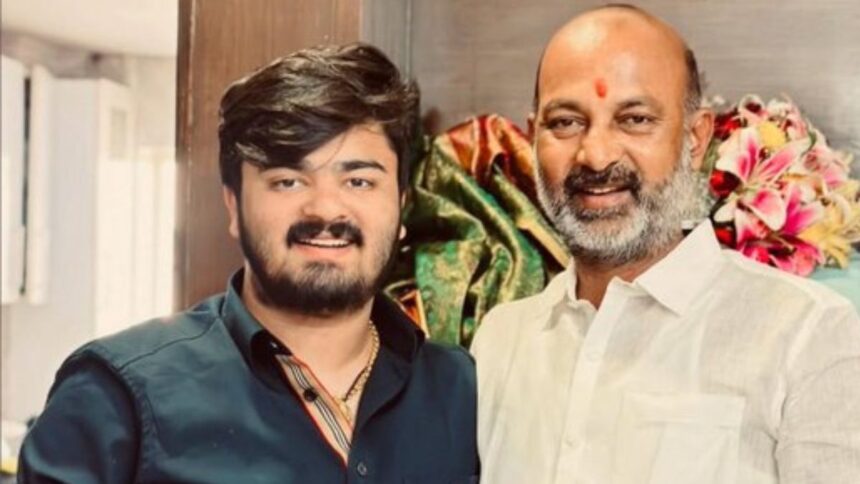 Bandi Sanjay Kumar’s Son Surrenders In Pocso Case After LOC Issued 1 bandi bhageerath bandi sanjay telangana x 1