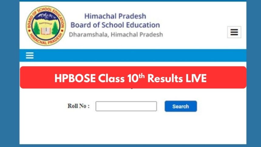 hpbose class 10 results live updates