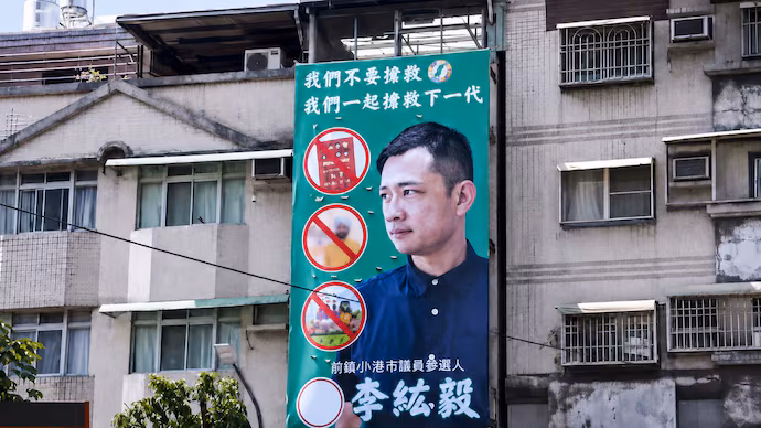 Taiwan Election Billboard Targeting Indians Sparks Racism Row 1 taiwan election candidate slammed for utterly ignorant anti indian billboard 193635898