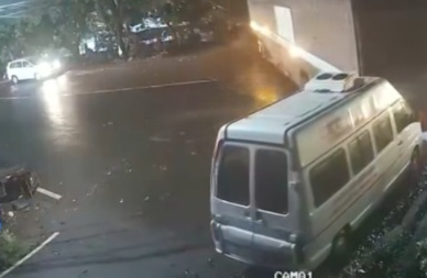 Trailer reverses on Chogm Road, damages parked vehicle in late-night incident 1 1000002359 cleanup