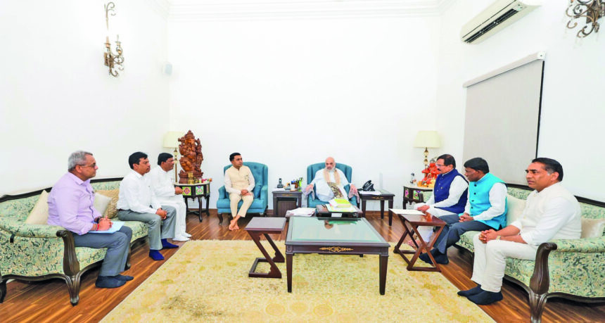 THE LONG WAIT: GOA’S UNFINISHED TRIBAL MANDATE 1 Leaders met Union Home Minister in Delhi 2