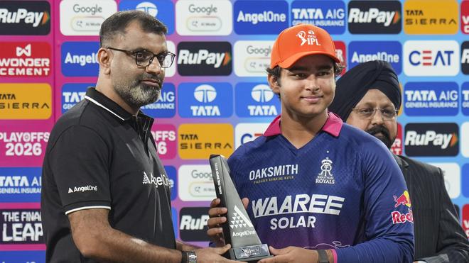 IPL 2026 Awards: 15-Year-Old Vaibhav Sooryavanshi Steals the Show, Wins Tata Sierra 1 PTI05 30 2026 000004B