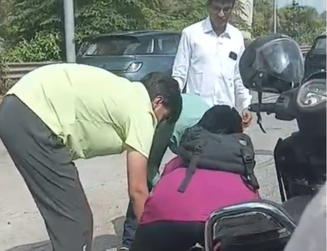 Woman Injured After Two-Wheeler Collision Near Atal Setu in Panjim 1 Screenshot 2026 06 01 113721