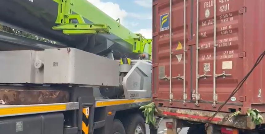 Container Truck Suffers Brake Failure on Bambolim Highway, Major Traffic Jam Reported 1 Screenshot 2026 06 10 100738