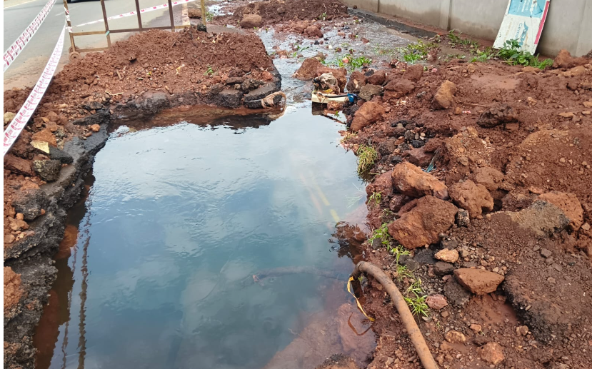 Back-to-Back Pipeline Bursts Deepen Water Crisis in Bicholim, Thousands of Litres Wasted 1 Screenshot 2026 06 19 102944