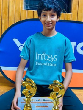 9-Year-Old Amaira Dhumatker Wins Double Gold at All Goa Major Ranking Badminton Tournament 1 Screenshot 2026 06 22 100209