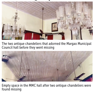 Two antique chandeliers missing from MMC hall; inquiry ordered 1 Screenshot 2026 06 24 082441