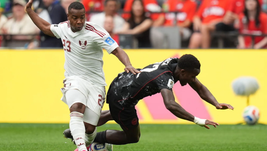 Qatar’s Assim Madibo Penalised After Tackle Leaves Canadian Midfielder Ismael Kone With Serious Leg Injury 1 Screenshot 2026 06 25 095130