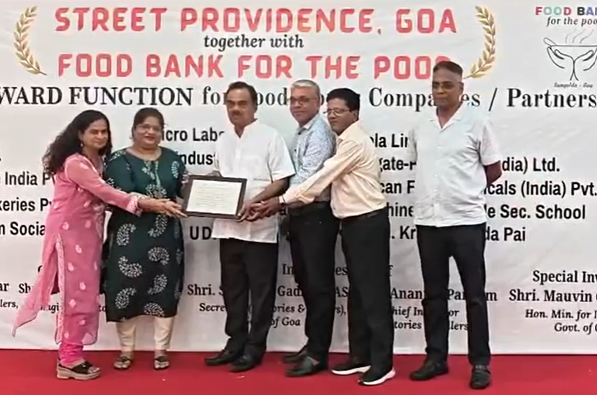 Street Providence Goa Honours Industries for Supporting Hunger Relief and Reducing Food Waste 1 Screenshot 2026 06 25 152625