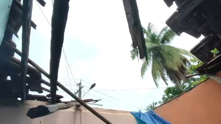 Roof of House Collapses in Vasco's New Vaddem; Family Escapes Unhurt 1 Screenshot 2026 06 26 113339