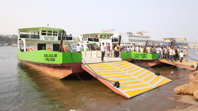 Freshly Upgraded Betim Ferry Ramp Develops Massive Hole, Safety Concerns Mount 1 goa ferry 2026 05 20c235468defc2479fcb61cd2b485c37