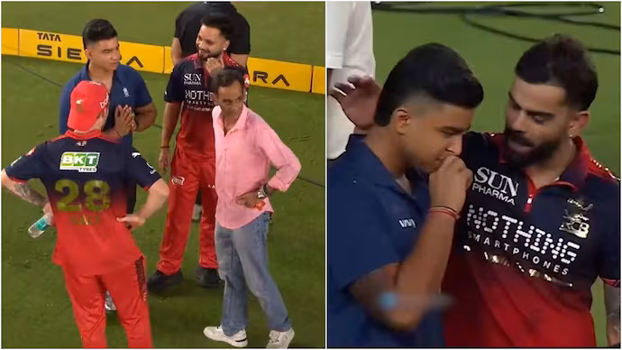 'NAMASKAR, HUG, AND A CHAT' KOHLI'S SPECIAL MOMENT WITH VAIBHAV SOORYAVANSHI STEALS SPOTLIGHT 1 kohli 01553868 16x9 0 1