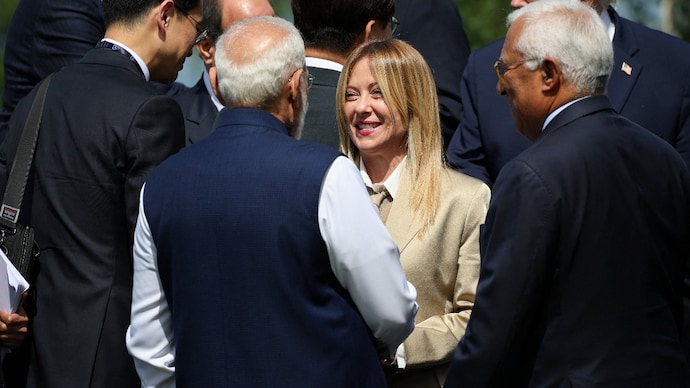 ‘We Are Most Famous on Instagram’: PM Modi and Meloni Revive Viral ‘Melodi’ Moment at G7 1 modi melody trump 161523411