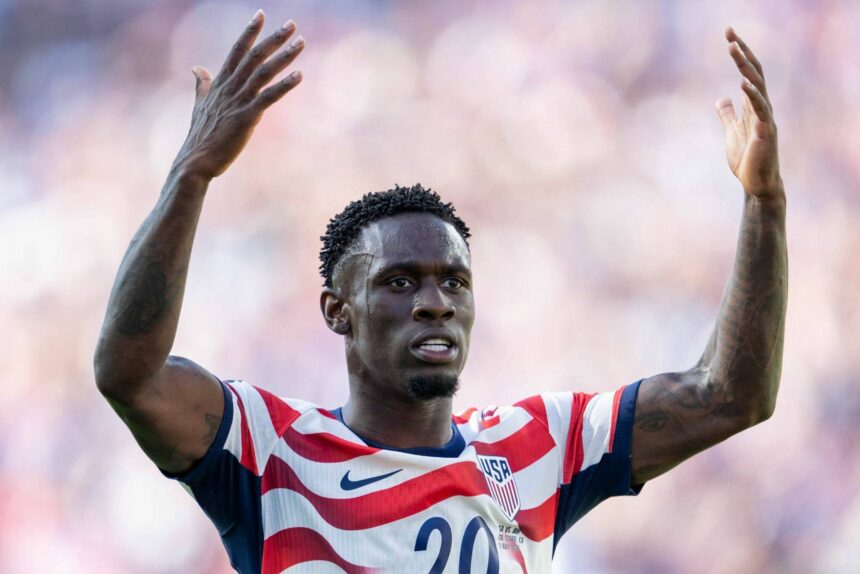 TRUMP ADMITS ASKING FIFA TO REVIEW BALOGUN RED CARD AS BELGIUM CHALLENGES DECISION 1 42730503 web1 L1 USMNT Trump EDH 260707 1