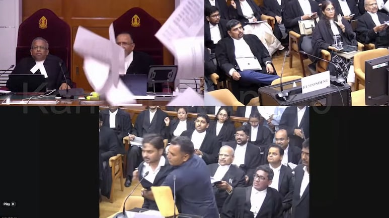 Man Abuses CJI, Throws Papers in Supreme Court Before Being Escorted Out 1 6gs5kp4 supreme court man throws papers