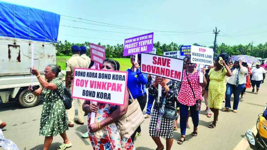 Davondem residents march against proposed mega housing projects 1 9 davondem project protest
