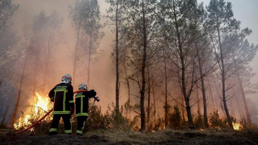 Europe's Wildfire Crisis Explained: What's Fueling the Devastating Fires Across France and Spain? 1 AFP 20260726 C3969BR v1 HighRes FranceEnvironmentClimateWeatherWildfire