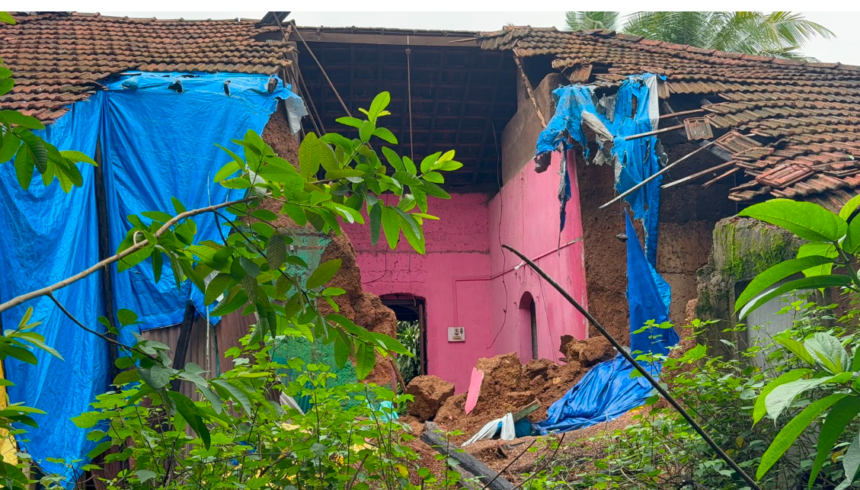 UPDATE : Assolda House Partially Collapses After Waterlogging; Family Alleges Official Inaction 1 Screenshot 2026 07 07 113311