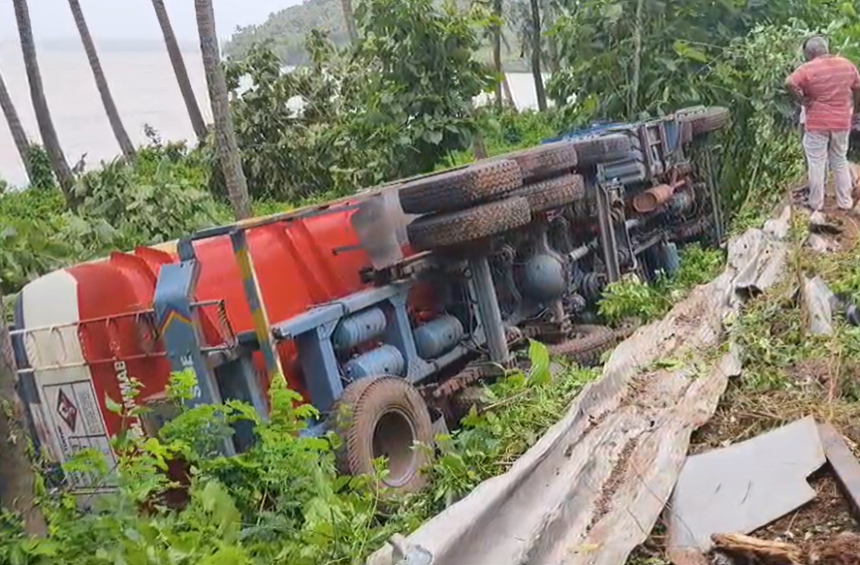 ATF Tanker Carrying Aviation Fuel to Mopa Airport Overturns Near St Jacinto Island 1 Screenshot 2026 07 29 145631