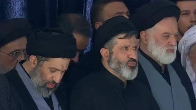 Mojtaba Khamenei absent as sons pray beside Ali Khamenei’s coffin in Tehran 1 khamenei funeral 055906211