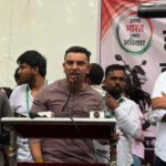 tehseen poonawala e20 fuel protest jantar mantar new delhi nitin gadkari hardeep singh puri petroleu 055804740 16x9 0