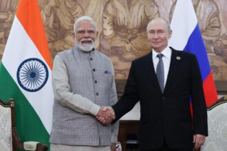 2026 08 31T142356Z 1046046208 RC2Q9NA5WJV7 RTRMADP 3 SCO SUMMIT PUTIN MODI