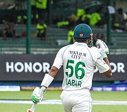 Babar Azam during the 2nd Test Match Sri Lanka vs Pakistan SSC Colombo July 2023