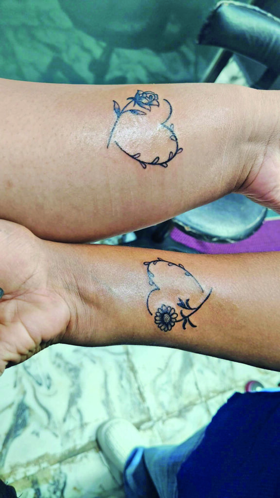 Happy Friendship Day! Celebrating bonds that last a lifetime 4 Friends who became family Tatto of Ambika and Amyra 1